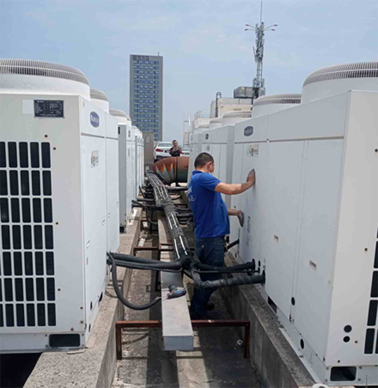 韶山中央空调制热和不制冷系统维修方法